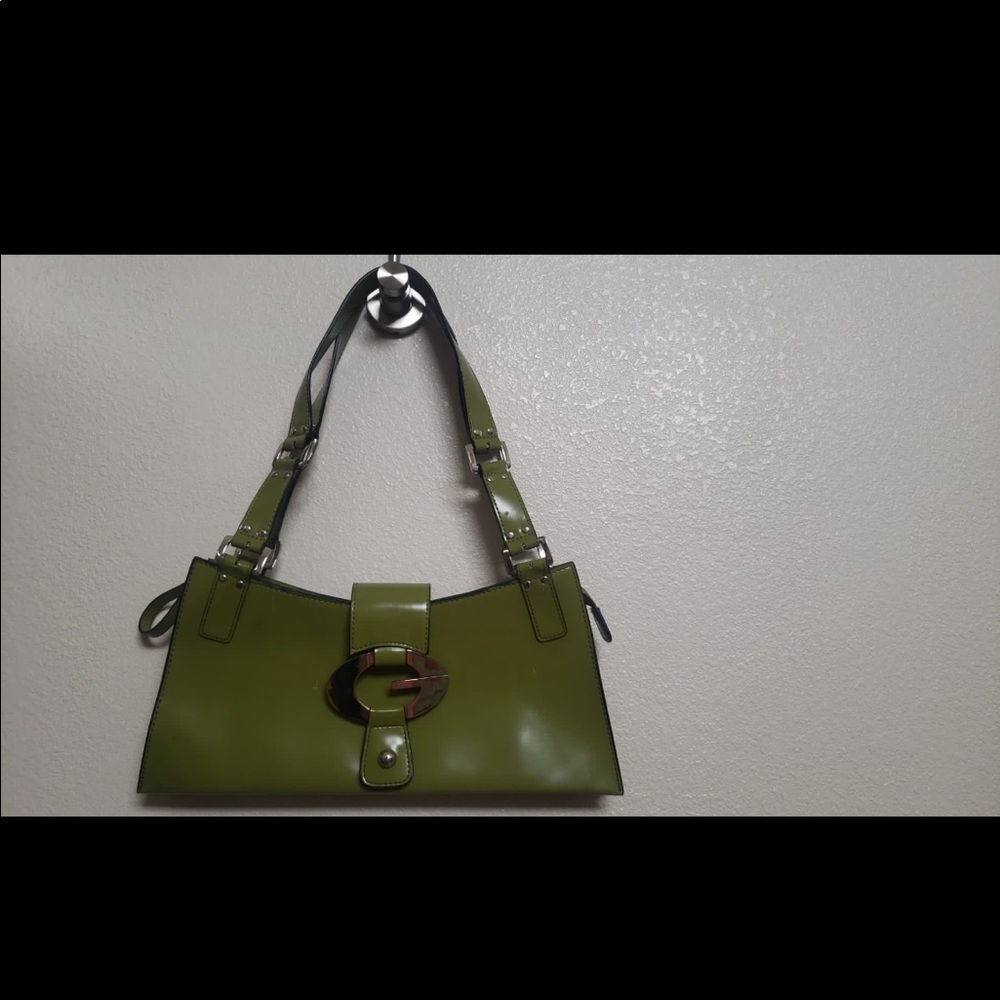 Saturn Green Guess Purse